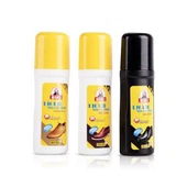 BIKI Carnauba sir nwa mawon koulè net likid soulye polonè pou soulye kwi